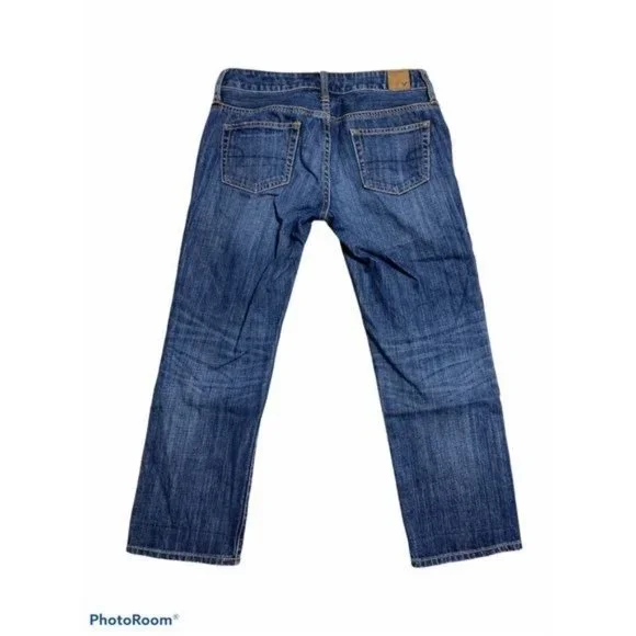 American Eagle Boy Fit Cropped Jeans - Picture 2 of 5